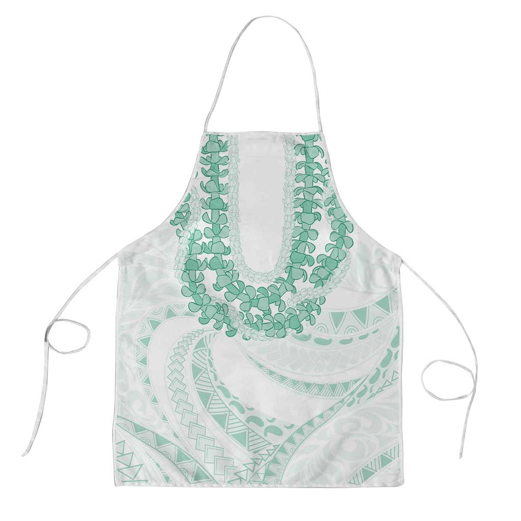 Aloha Lei Onaona Apron Sage Green Hawaiian Tribal Pattern LT9 Green - Polynesian Pride