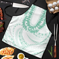 Aloha Lei Onaona Apron Sage Green Hawaiian Tribal Pattern LT9 Green - Polynesian Pride