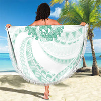 Aloha Lei Onaona Beach Blanket Sage Green Hawaiian Tribal Pattern LT9 - Polynesian Pride