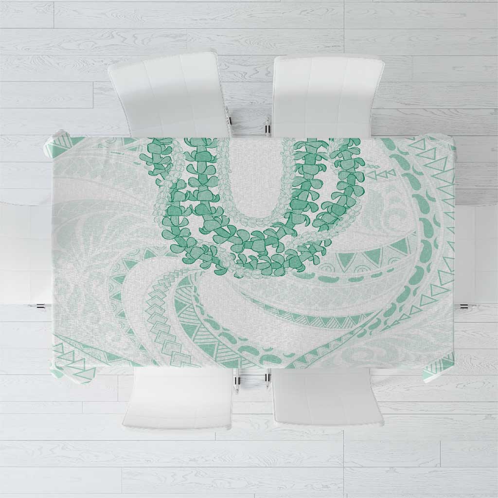 Aloha Lei Onaona Tablecloth Sage Green Hawaiian Tribal Pattern LT9 Green - Polynesian Pride