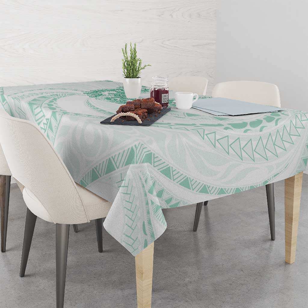 Aloha Lei Onaona Tablecloth Sage Green Hawaiian Tribal Pattern LT9 - Polynesian Pride