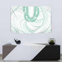 Aloha Lei Onaona Tapestry Sage Green Hawaiian Tribal Pattern