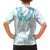 Aloha Lei Onaona Kid Hawaiian Shirt Teal Hawaiian Tribal Pattern