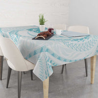 Aloha Lei Onaona Tablecloth Teal Hawaiian Tribal Pattern LT9 - Polynesian Pride