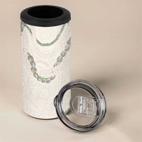 Aloha Lei Mikioi 4 in 1 Can Cooler Tumbler Beige Polynesian Tribal Tatau Pattern LT9 - Polynesian Pride