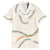 Aloha Lei Mikioi Family Matching Off The Shoulder Long Sleeve Dress and Hawaiian Shirt Beige Polynesian Tribal Tatau Pattern