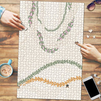 Aloha Lei Mikioi Puzzle Beige Polynesian Tribal Tatau Pattern LT9 Beige - Polynesian Pride