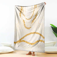 Aloha Lei Mikioi Blanket Gold Polynesian Tribal Tatau Pattern LT9 - Polynesian Pride
