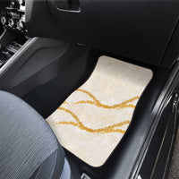 Aloha Lei Mikioi Car Mats Gold Polynesian Tribal Tatau Pattern LT9 - Polynesian Pride