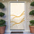 Aloha Lei Mikioi Door Cover Gold Polynesian Tribal Tatau Pattern - Polynesian Pride