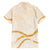 Aloha Lei Mikioi Family Matching Off The Shoulder Long Sleeve Dress and Hawaiian Shirt Gold Polynesian Tribal Tatau Pattern