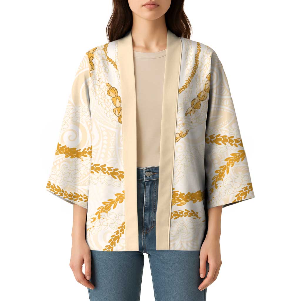 Aloha Lei Mikioi Kimono Gold Polynesian Tribal Tatau Pattern LT9 - Polynesian Pride
