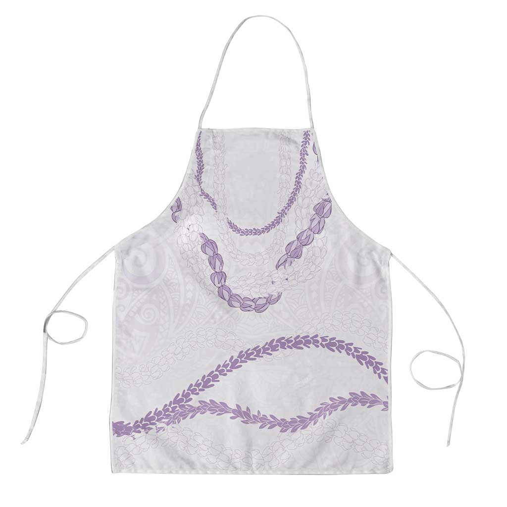 Aloha Lei Mikioi Apron Purple Polynesian Tribal Tatau Pattern LT9 Purple - Polynesian Pride