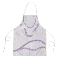 Aloha Lei Mikioi Apron Purple Polynesian Tribal Tatau Pattern LT9 Purple - Polynesian Pride