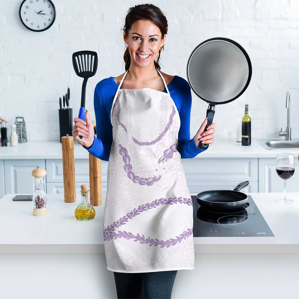 Aloha Lei Mikioi Apron Purple Polynesian Tribal Tatau Pattern LT9 - Polynesian Pride