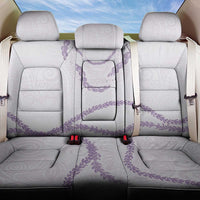 Aloha Lei Mikioi Back Car Seat Cover Purple Polynesian Tribal Tatau Pattern