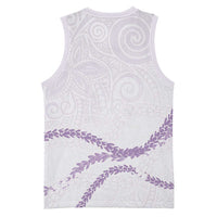 Aloha Lei Mikioi Basketball Jersey Purple Polynesian Tribal Tatau Pattern LT9 - Polynesian Pride