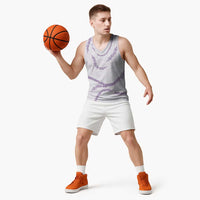 Aloha Lei Mikioi Basketball Jersey Purple Polynesian Tribal Tatau Pattern LT9 - Polynesian Pride