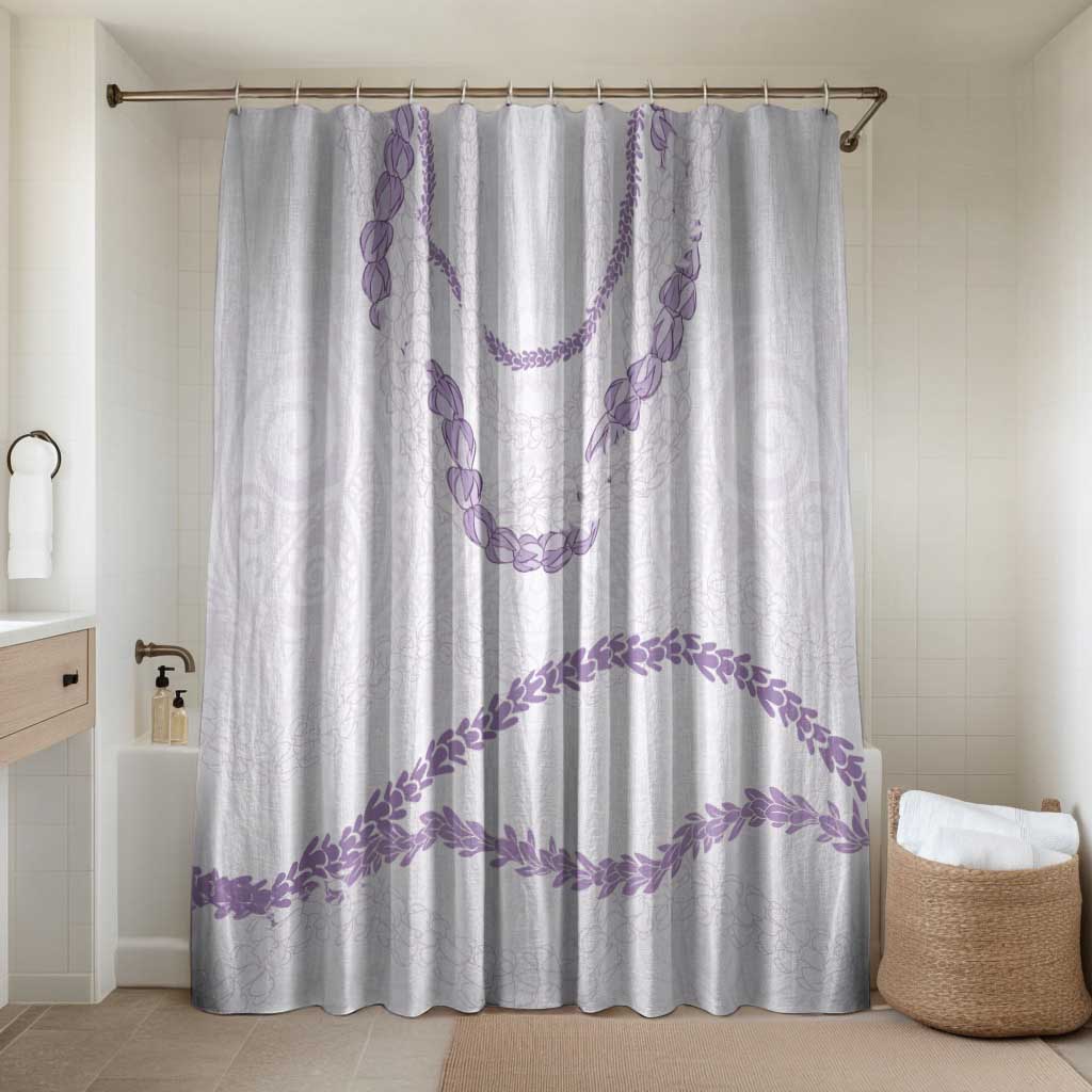 Aloha Lei Mikioi Bathroom Set Purple Polynesian Tribal Tatau Pattern - Polynesian Pride
