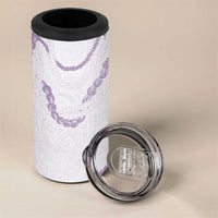 Aloha Lei Mikioi 4 in 1 Can Cooler Tumbler Purple Polynesian Tribal Tatau Pattern LT9 - Polynesian Pride