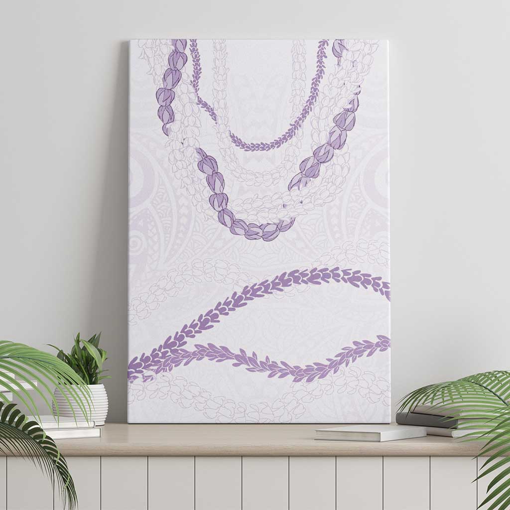 Aloha Lei Mikioi Canvas Wall Art Purple Polynesian Tribal Tatau Pattern LT9 - Polynesian Pride