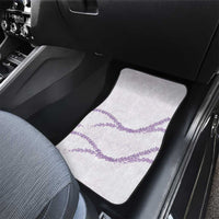 Aloha Lei Mikioi Car Mats Purple Polynesian Tribal Tatau Pattern LT9 - Polynesian Pride