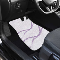 Aloha Lei Mikioi Car Mats Purple Polynesian Tribal Tatau Pattern LT9 - Polynesian Pride