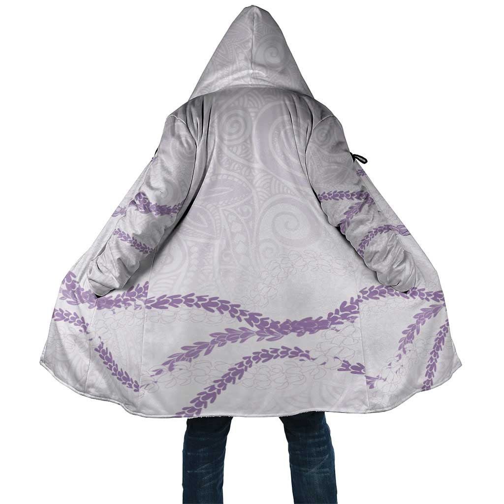 Aloha Lei Mikioi Cloak Purple Polynesian Tribal Tatau Pattern - Polynesian Pride