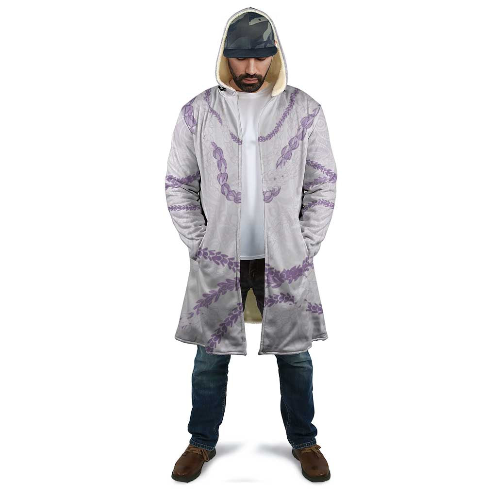 Aloha Lei Mikioi Cloak Purple Polynesian Tribal Tatau Pattern - Polynesian Pride