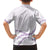 Aloha Lei Mikioi Family Matching Off The Shoulder Long Sleeve Dress and Hawaiian Shirt Purple Polynesian Tribal Tatau Pattern