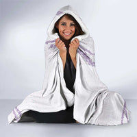 Aloha Lei Mikioi Hooded Blanket Purple Polynesian Tribal Tatau Pattern LT9 - Polynesian Pride