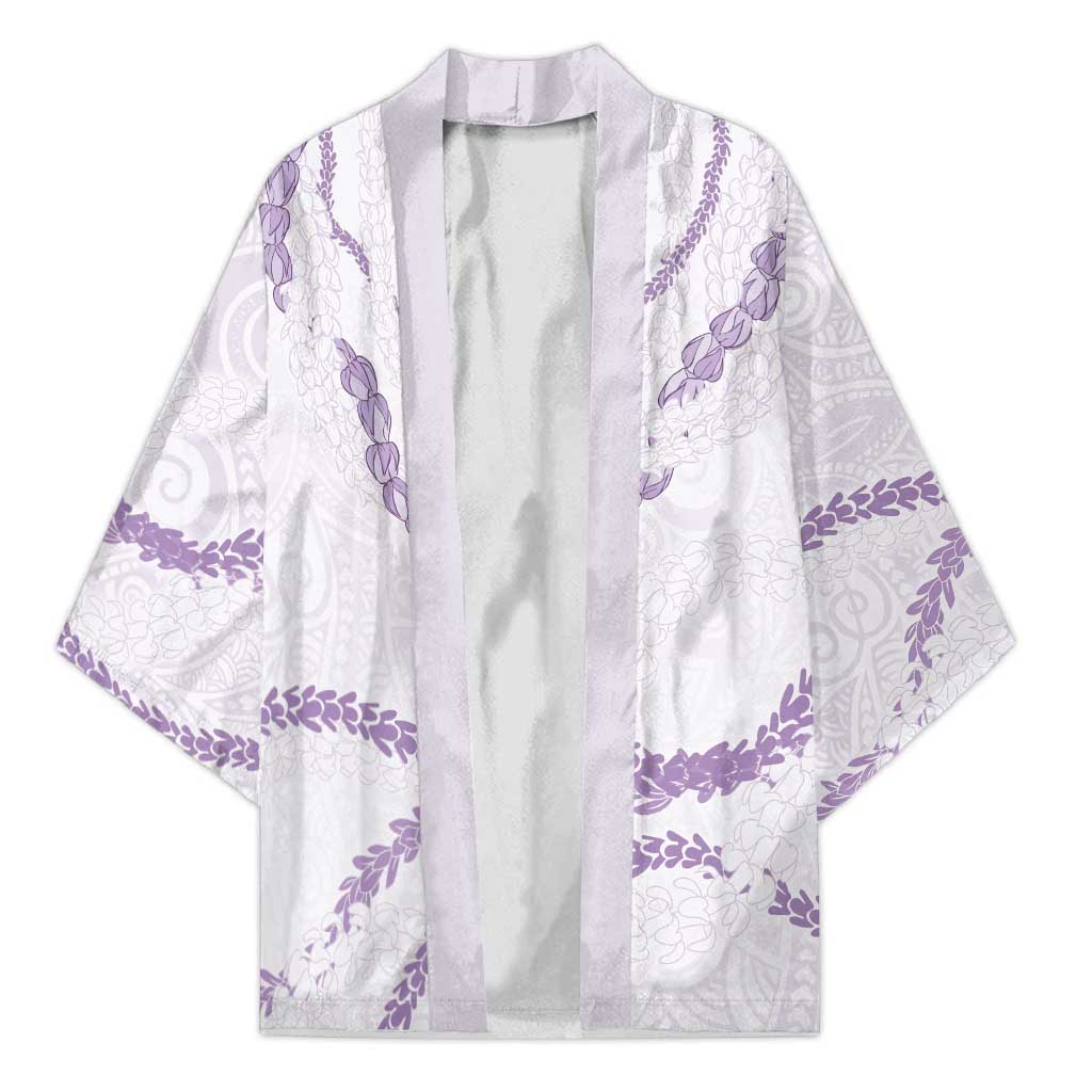 Aloha Lei Mikioi Kimono Purple Polynesian Tribal Tatau Pattern LT9 Unisex Purple - Polynesian Pride