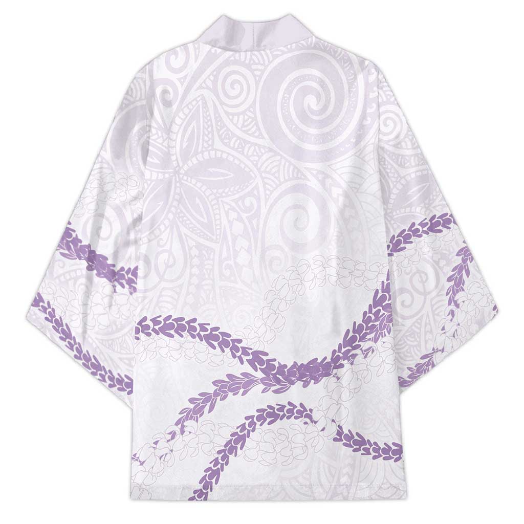 Aloha Lei Mikioi Kimono Purple Polynesian Tribal Tatau Pattern LT9 - Polynesian Pride