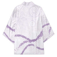 Aloha Lei Mikioi Kimono Purple Polynesian Tribal Tatau Pattern LT9 - Polynesian Pride