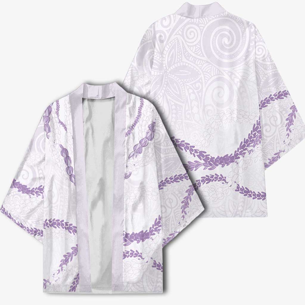 Aloha Lei Mikioi Kimono Purple Polynesian Tribal Tatau Pattern LT9 - Polynesian Pride