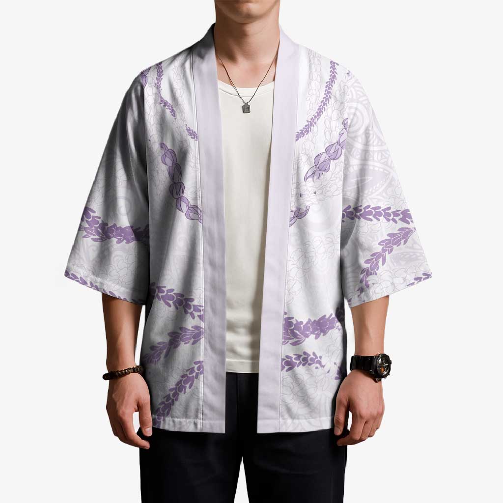 Aloha Lei Mikioi Kimono Purple Polynesian Tribal Tatau Pattern LT9 - Polynesian Pride