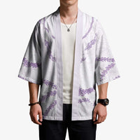 Aloha Lei Mikioi Kimono Purple Polynesian Tribal Tatau Pattern LT9 - Polynesian Pride