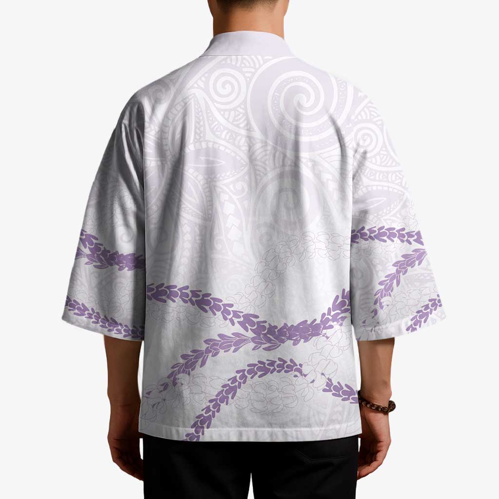 Aloha Lei Mikioi Kimono Purple Polynesian Tribal Tatau Pattern LT9 - Polynesian Pride