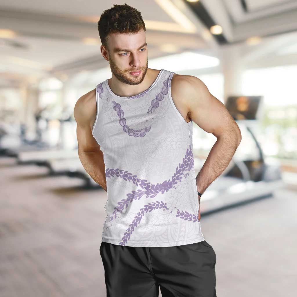 Aloha Lei Mikioi Men Tank Top Purple Polynesian Tribal Tatau Pattern LT9 Purple - Polynesian Pride