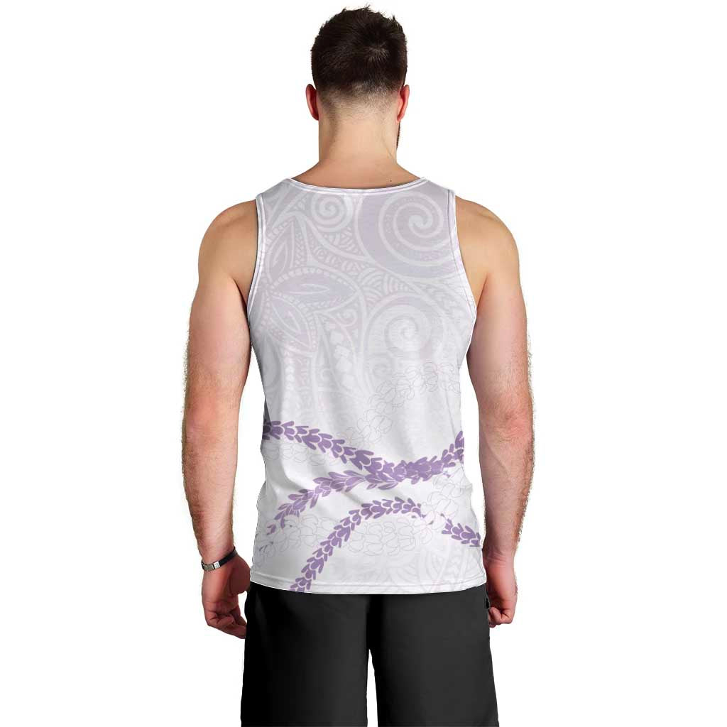 Aloha Lei Mikioi Men Tank Top Purple Polynesian Tribal Tatau Pattern LT9 - Polynesian Pride