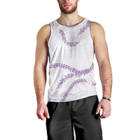 Aloha Lei Mikioi Men Tank Top Purple Polynesian Tribal Tatau Pattern LT9 - Polynesian Pride