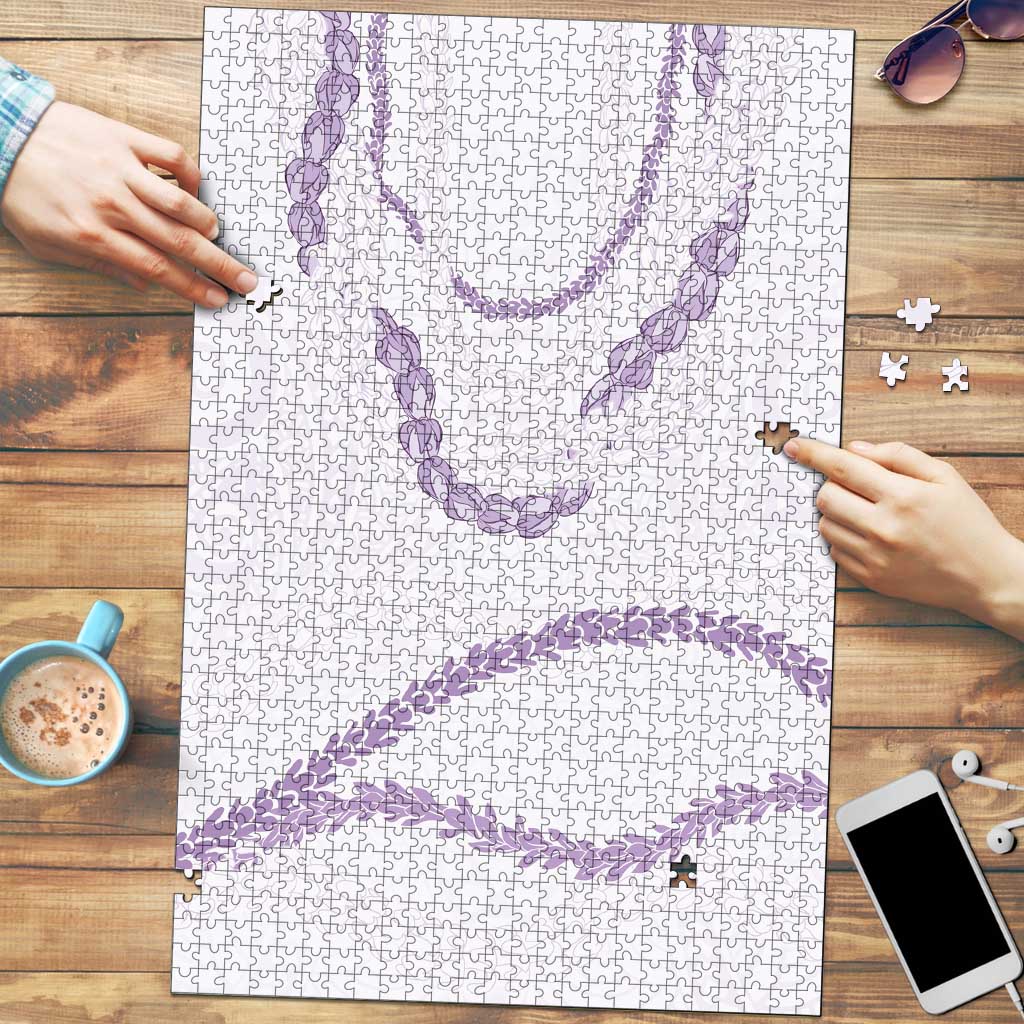 Aloha Lei Mikioi Puzzle Purple Polynesian Tribal Tatau Pattern LT9 Purple - Polynesian Pride