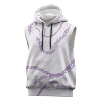 Aloha Lei Mikioi Sleeveless Hoodie Purple Polynesian Tribal Tatau Pattern LT9 Purple - Polynesian Pride