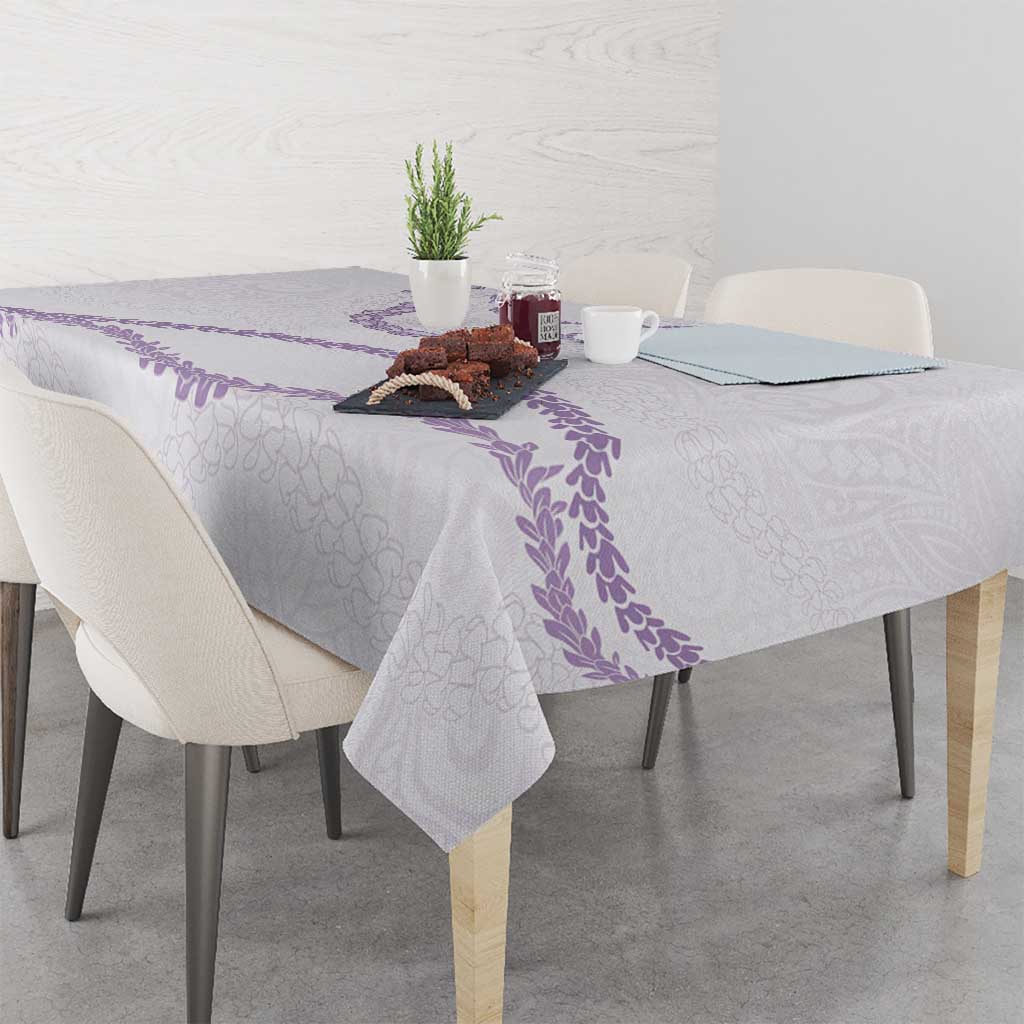 Aloha Lei Mikioi Tablecloth Purple Polynesian Tribal Tatau Pattern LT9 - Polynesian Pride