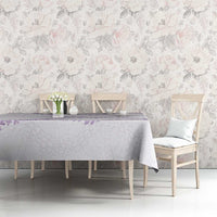 Aloha Lei Mikioi Tablecloth Purple Polynesian Tribal Tatau Pattern LT9 - Polynesian Pride