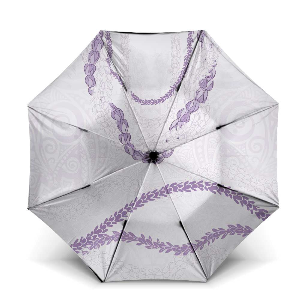 Aloha Lei Mikioi Umbrella Purple Polynesian Tribal Tatau Pattern LT9 One Size Folded 11.42 inch Opened Diameter 37.4 inch Purple - Polynesian Pride