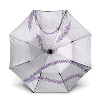 Aloha Lei Mikioi Umbrella Purple Polynesian Tribal Tatau Pattern LT9 One Size Folded 11.42 inch Opened Diameter 37.4 inch Purple - Polynesian Pride