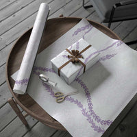 Aloha Lei Mikioi Wrapping Paper Purple Polynesian Tribal Tatau Pattern LT9 - Polynesian Pride