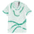 Aloha Lei Mikioi Family Matching Off The Shoulder Long Sleeve Dress and Hawaiian Shirt Sage Green Polynesian Tribal Tatau Pattern
