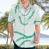 Aloha Lei Mikioi Hawaiian Shirt Sage Green Polynesian Tribal Tatau Pattern LT9 - Polynesian Pride